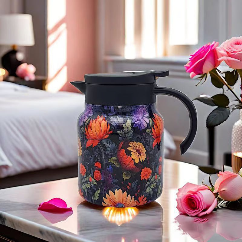 Classic Floral Insulated Tea Bottle - Pexav