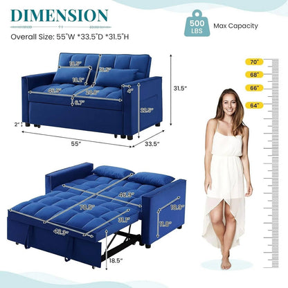 Space Saving Fold Out Sofa Bed