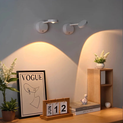 Wireless Motion Sensor Wall Light USB Rechargeable LED