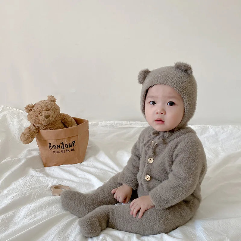 Soft Teddy Baby Onesie Romper