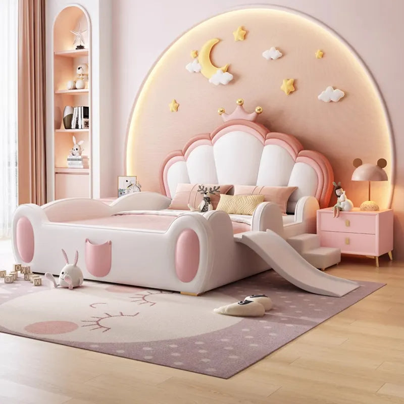 Magical Girls Wooden Childs Bed - Pexav