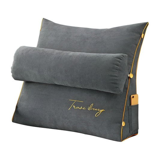 Comfortable Reading Pillow with Backrest for Bed and Sofa - Pexav