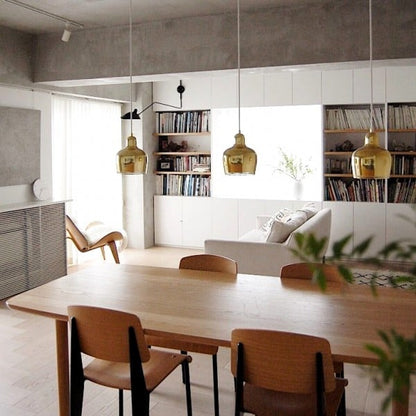 Golden Bell Brass Pendant Light