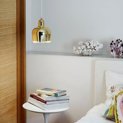 Golden Bell Brass Pendant Light