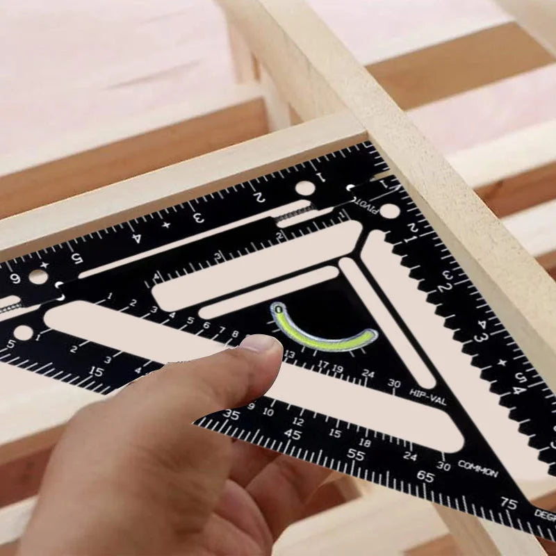 Accurate Rafter Square Tool with Level and Marking Guide