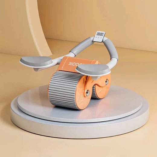 Compact Ab Roller with Elbow Pad for Home Workout