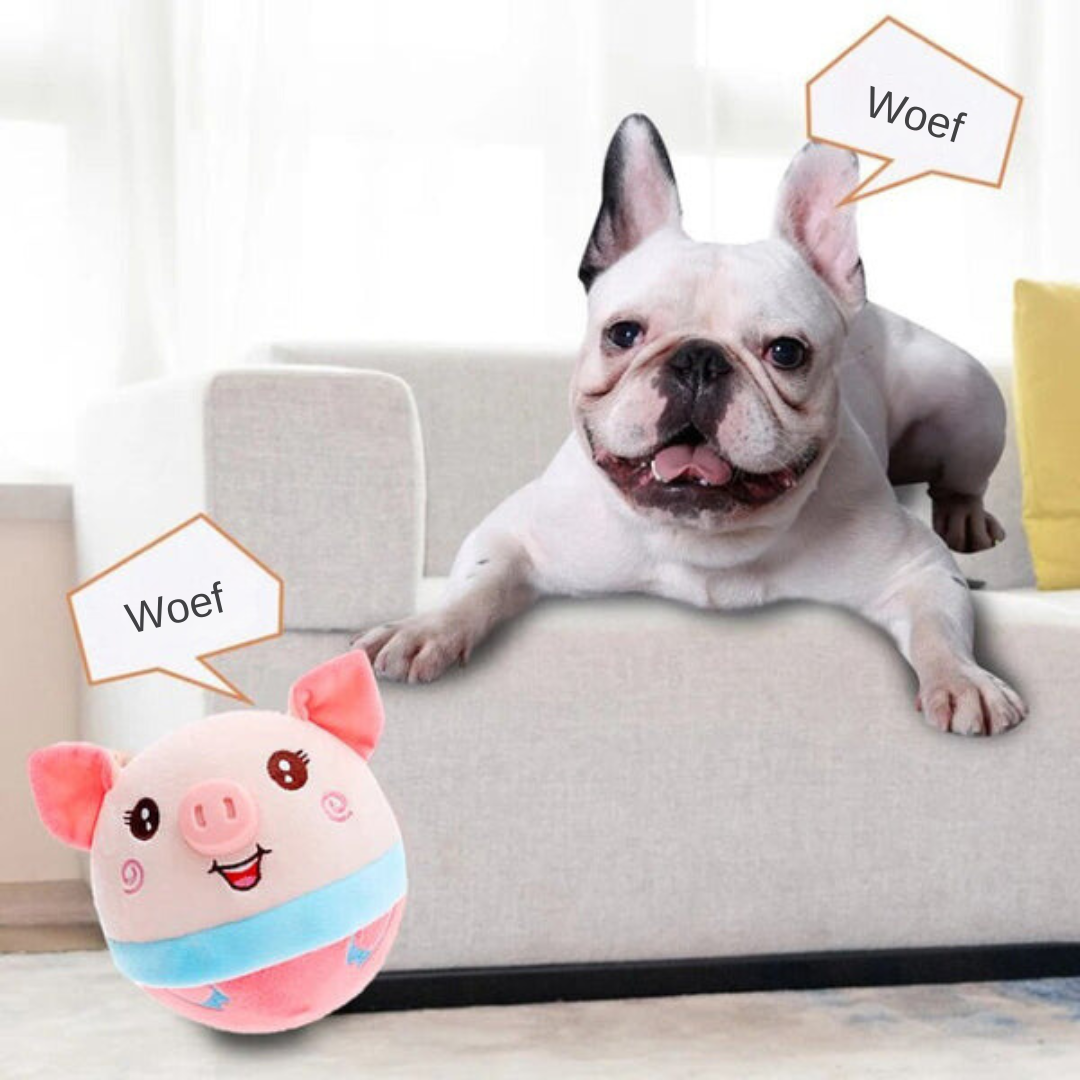 Active Moving Dog Toy - Rover-Red Pig-Nora Luxe