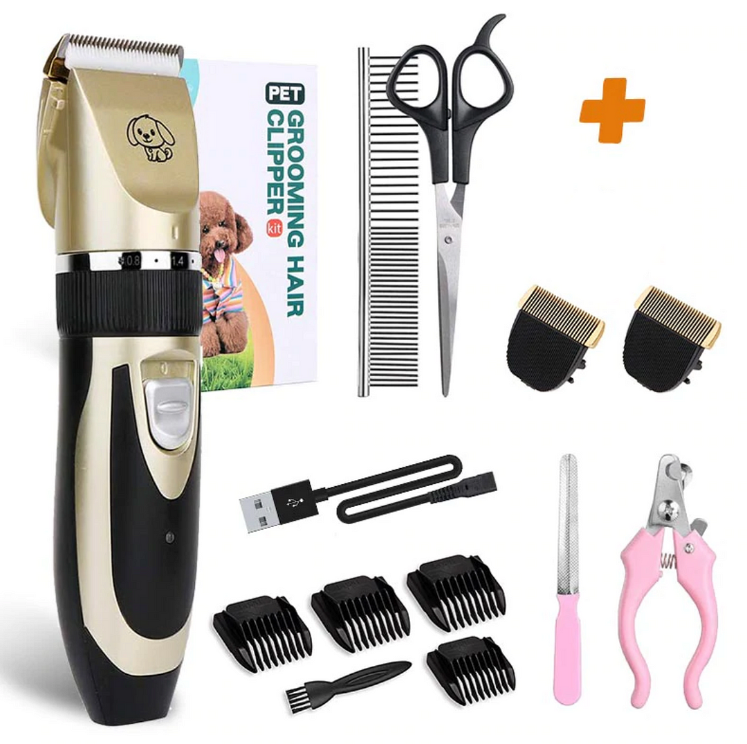 Quiet Pet Hair Cutting Clippers - Pexav