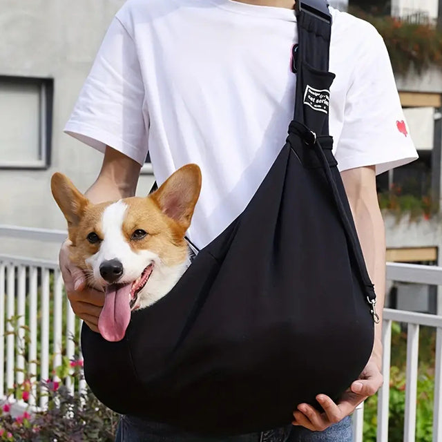 Comfortable Pet Sling Carrier with Secure Buckle