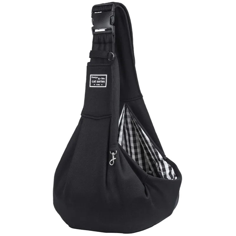 Comfortable Pet Sling Carrier with Secure Buckle