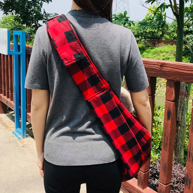 Comfortable Pet Sling Carrier with Secure Buckle