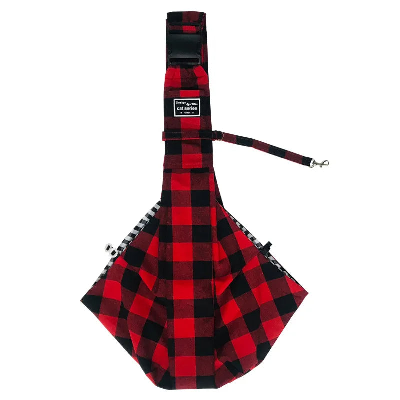 Comfortable Pet Sling Carrier with Secure Buckle