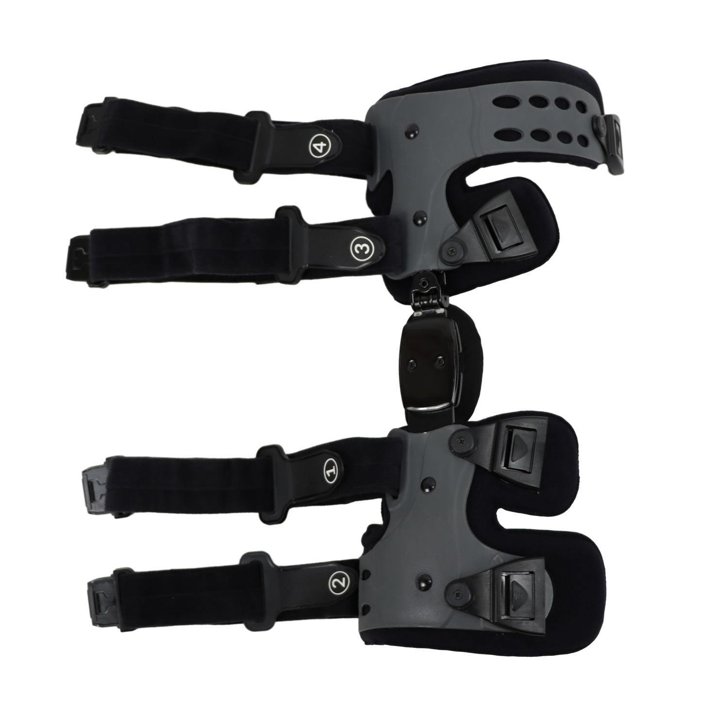 Adjustable Knee Brace - KneeEase-Black - Left leg-Nora Luxe