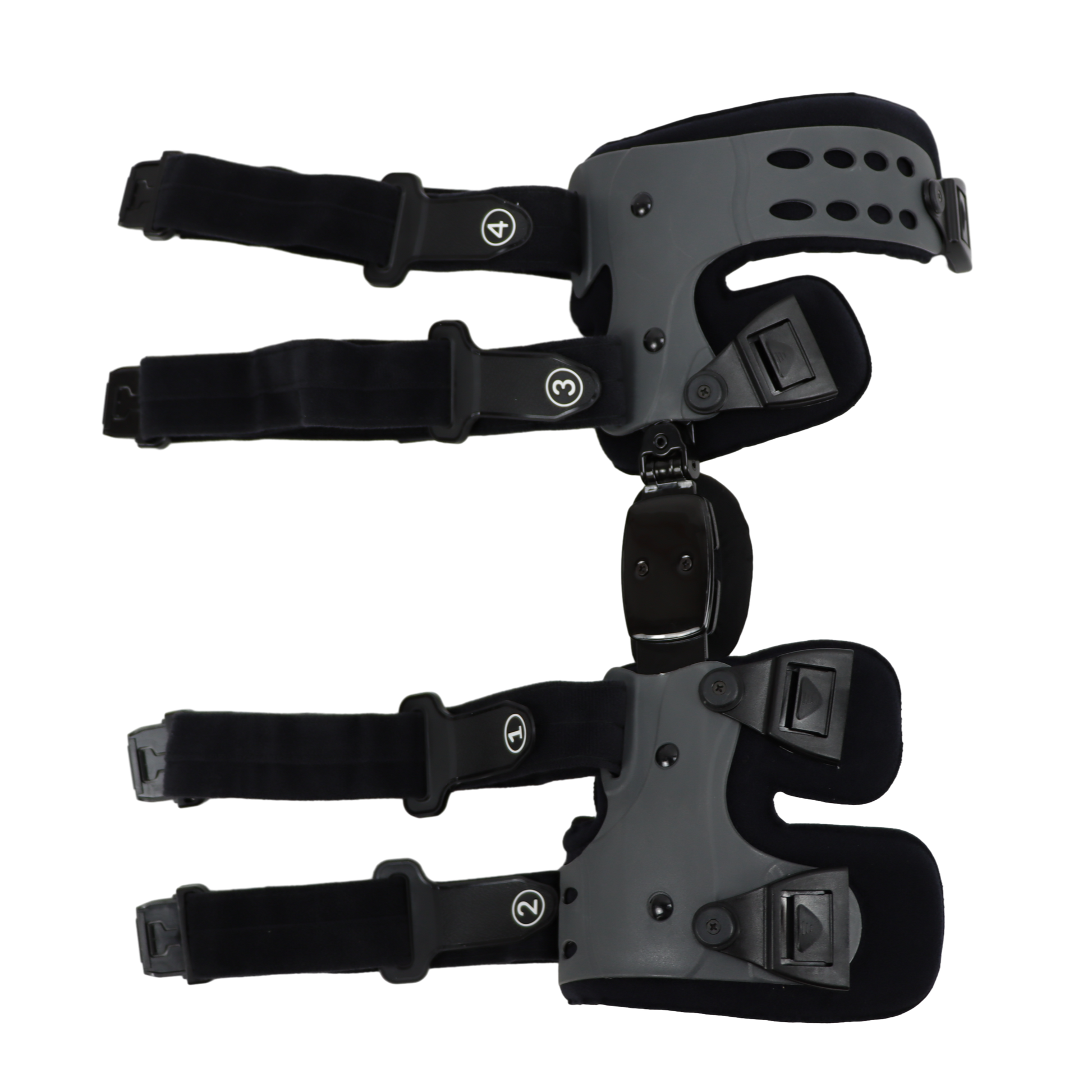 Adjustable Knee Brace - KneeEase-Black - Left leg-Nora Luxe