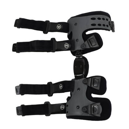 Adjustable Knee Brace - KneeEase-Black - Left leg-Nora Luxe