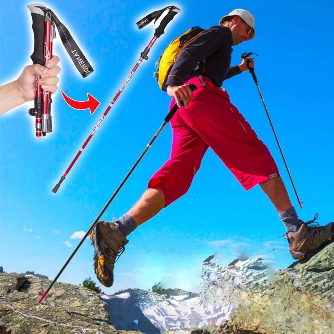 Collapsible Hiking Sticks for Walking and Trekking - Pexav