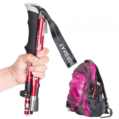 Collapsible Ultra Light Hiking Sticks Walking Support