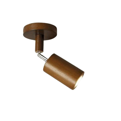 Adjustable Wooden Ceiling Spotlight - EcoLux-Walnut-1-Warm Wit-Nora Luxe