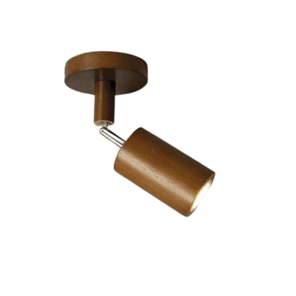 Adjustable Wooden Ceiling Spotlight - EcoLux-White Oak-1-Warm Wit-Nora Luxe