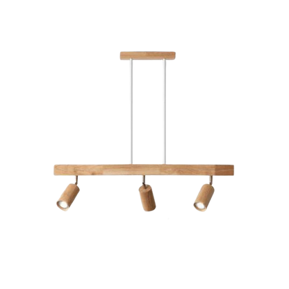 Adjustable Wooden Ceiling Spotlight - EcoLux-White Oak-1-Warm Wit-Nora Luxe