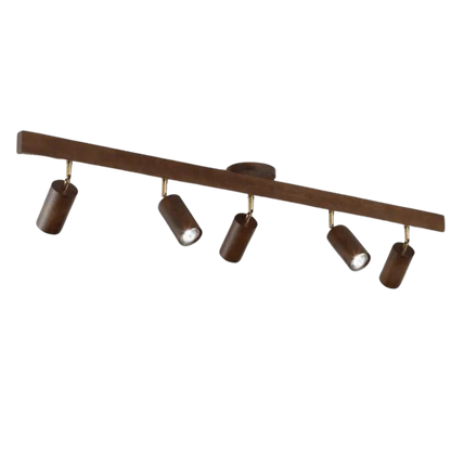 Adjustable Wooden Ceiling Spotlight - EcoLux-White Oak-1-Warm Wit-Nora Luxe