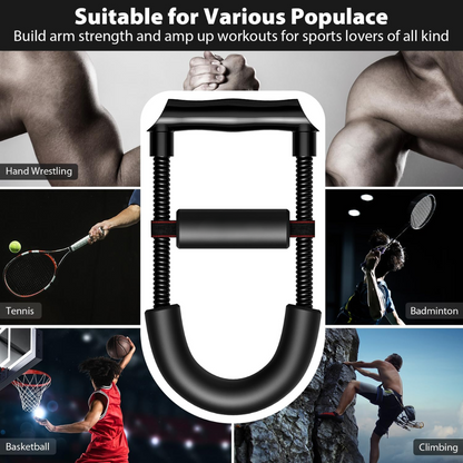 Adjustable Wrist and Forearm Strengthener - Hand Grip Trainer-Ratio: 11.02 lbs - Length: 11.42 in-Nora Luxe