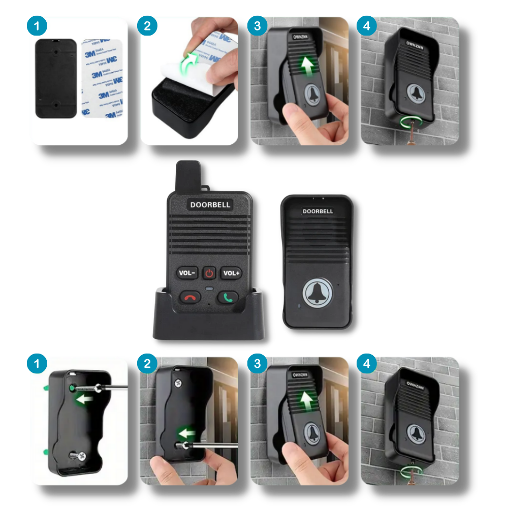 Wireless Smart Doorbell Intercom | Waterproof and Handsfree