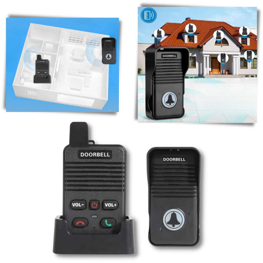 Wireless Smart Doorbell Intercom | Waterproof and Handsfree