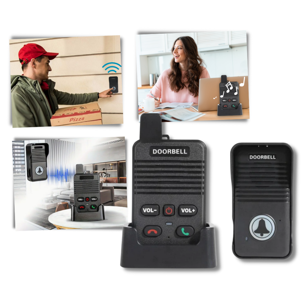 Wireless Smart Doorbell Intercom | Waterproof and Handsfree - Pexav