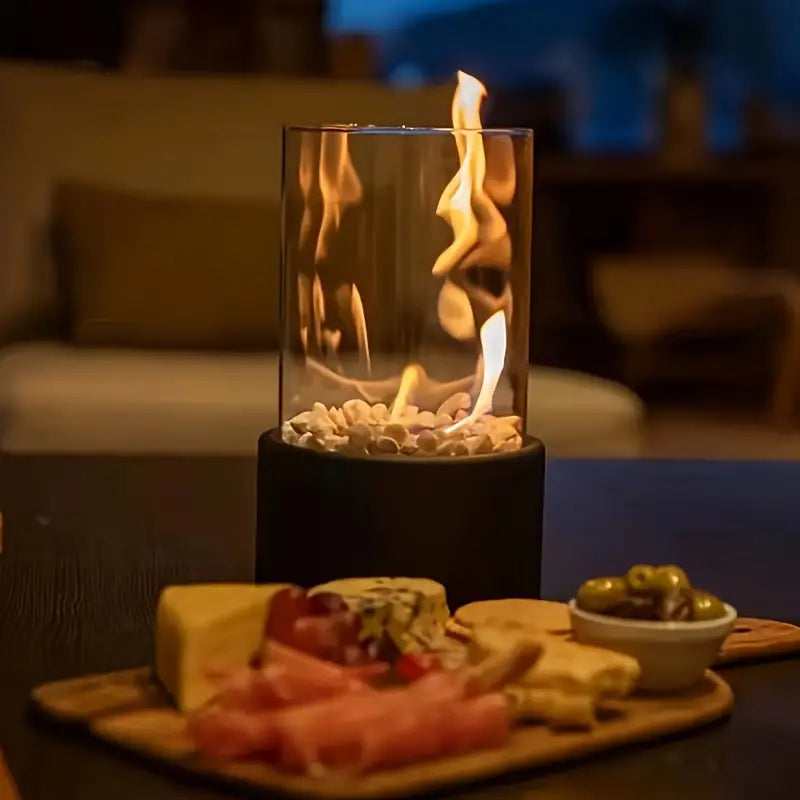 Slim Space Saving Indoor Ethanol Fire Pit