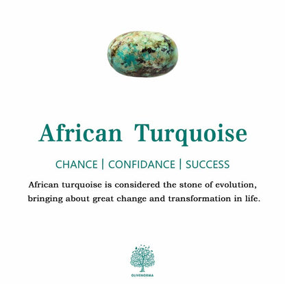African Turquoise & Tiger Eye Bracelet - Naya-Tiger's eye & African turquoise-Nora Luxe