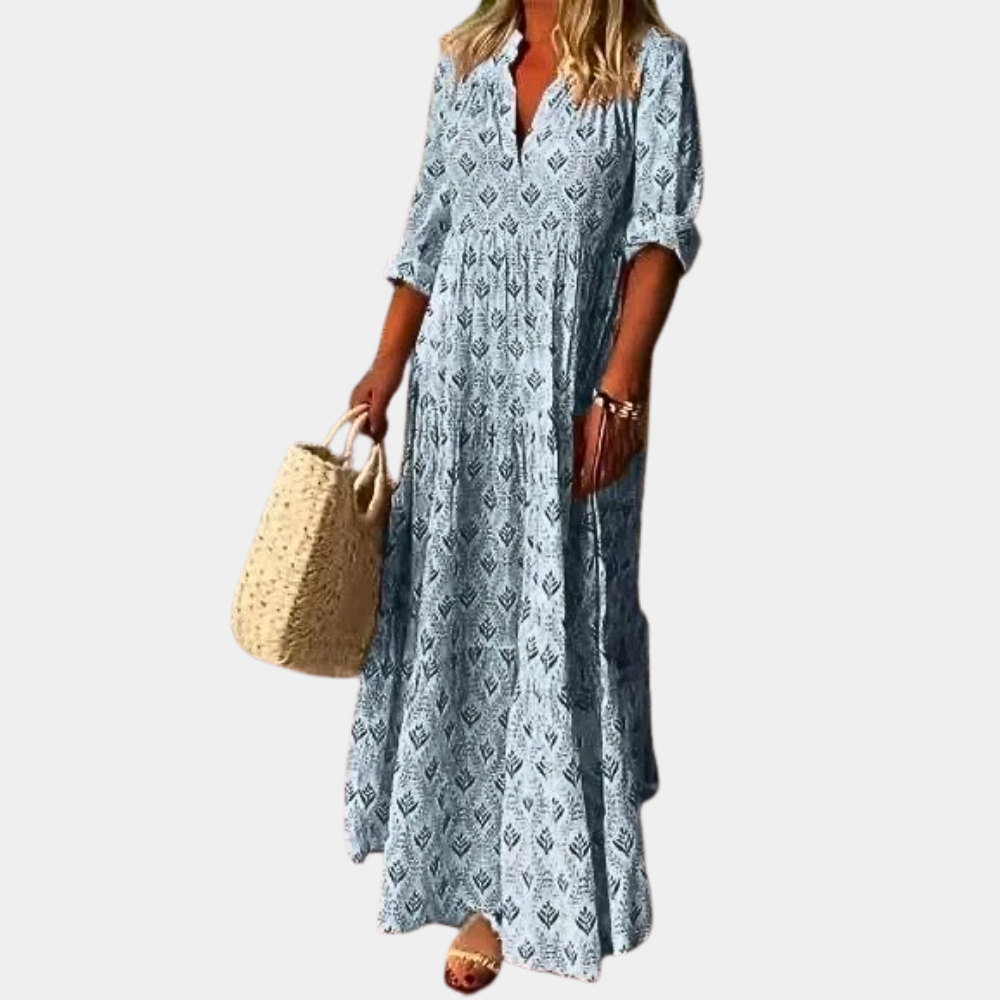 Lightweight Flowy Women's Summer Dress - Isla - Pexav