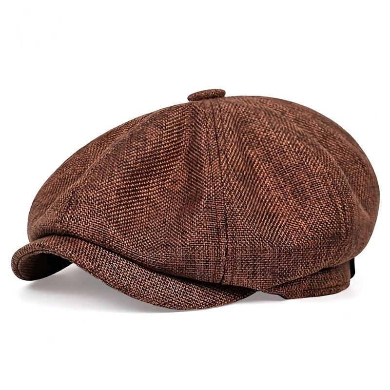 Airy retro men's cap for spring and summer – Alfie-Coffee-The Livary