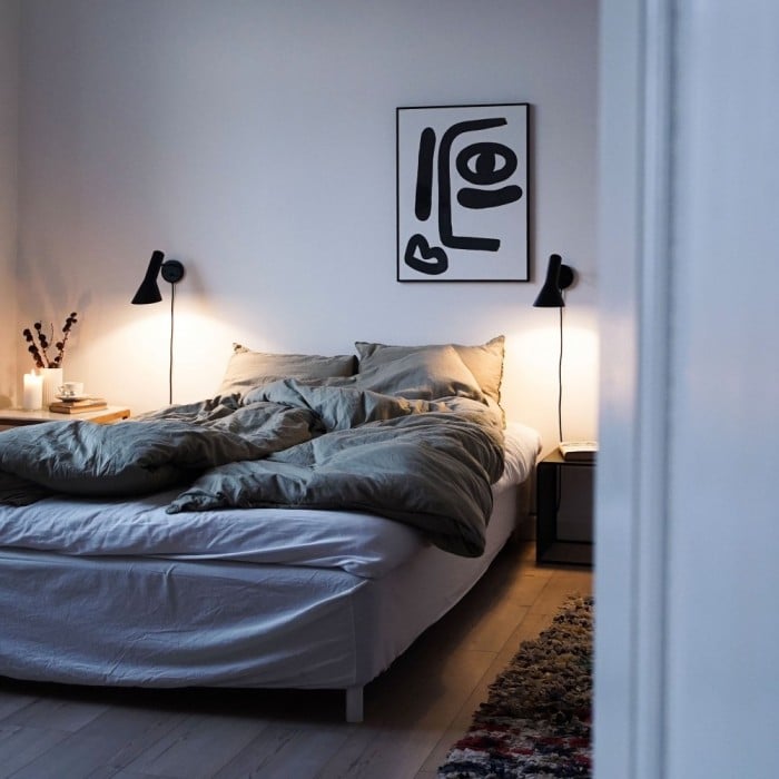 Modern Asymmetrical Wall Light for Living Room and Bedroom