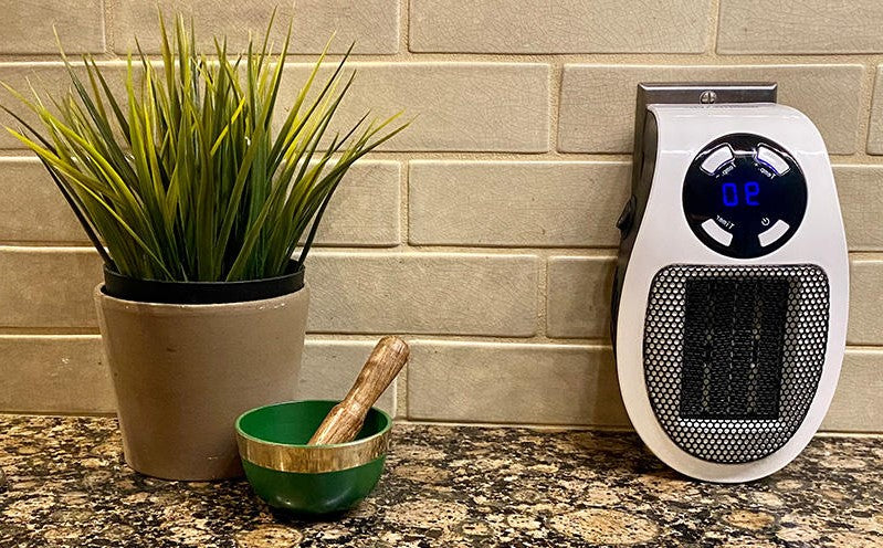 Compact Electric Heater with Remote Control