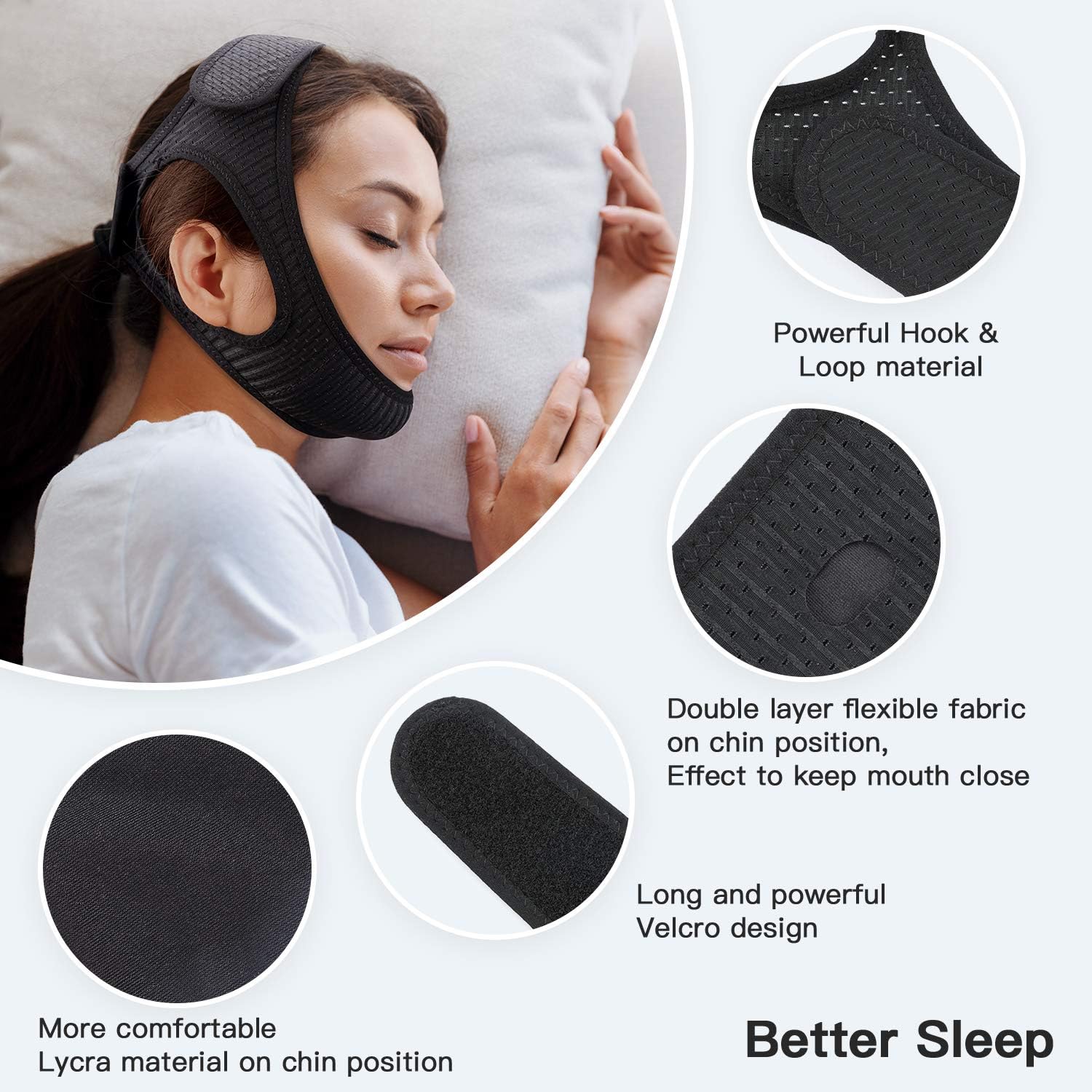 Anti-Snore Headband - DreamQuiet-Nora Luxe