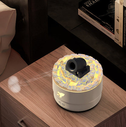 Aroma Diffuser and Humidifier with Night Lamp - LavaGlow-Black-Nora Luxe