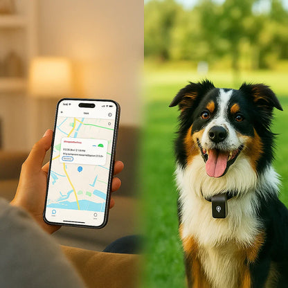 GPS Pet Tracker Collar with Real Time Location Alerts