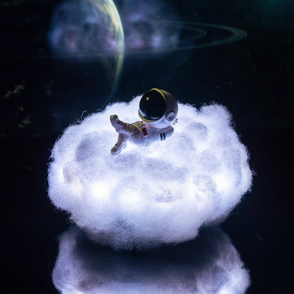 Cosmic White Cloud Table Lamp - Pexav