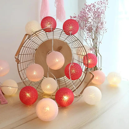 Atmospheric Ball String Lights - LumaBreeze-Candy-59.05 inch es-USB-Nora Luxe
