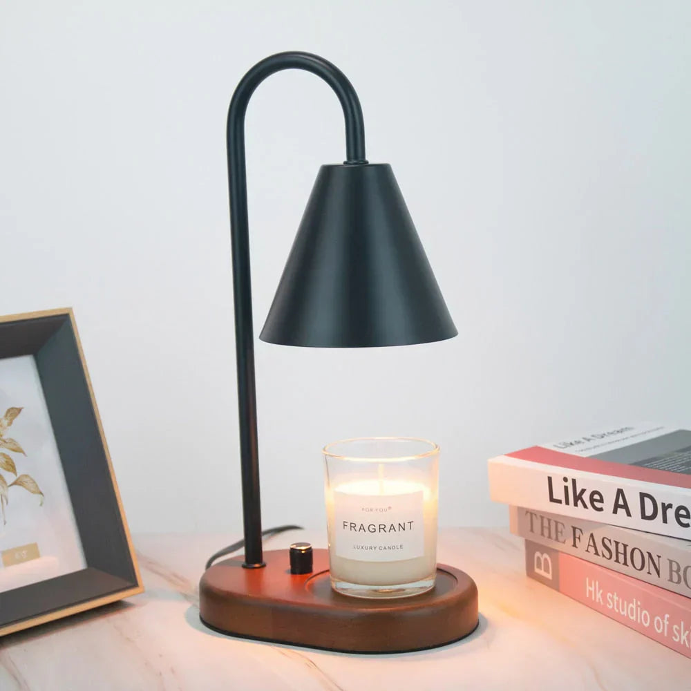 Atmospheric Candle Warmer for Magical Evenings - LumiFlare-White-Nora Luxe