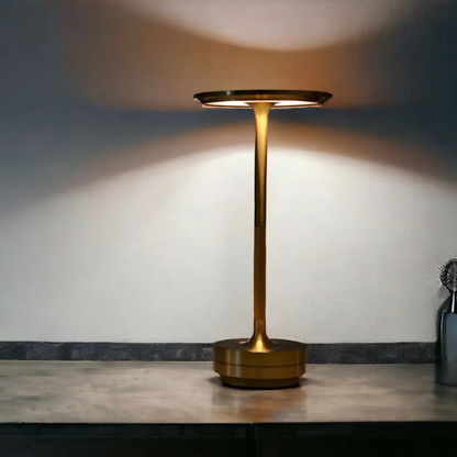 Atmospheric Luxury Table Lamp - LumoVibe-Gold-Nora Luxe