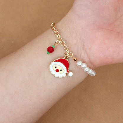 Australian Christmas Charm Bracelet | Festive Jewelry for Women-SANTA CLAUS-Nora Luxe