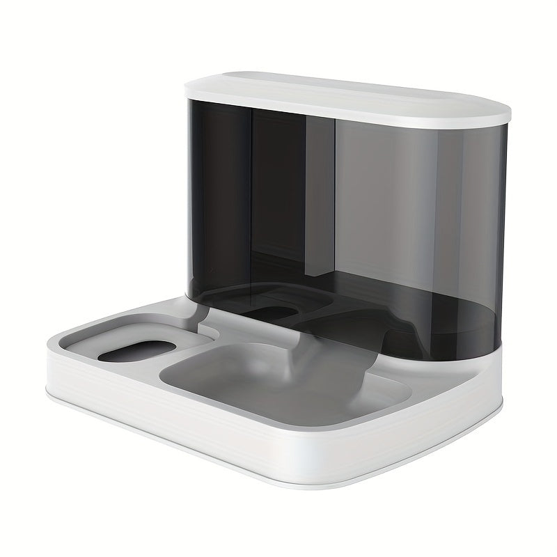 Automatic Food and Water Feeder - EasyFeed Duo-White-Nora Luxe