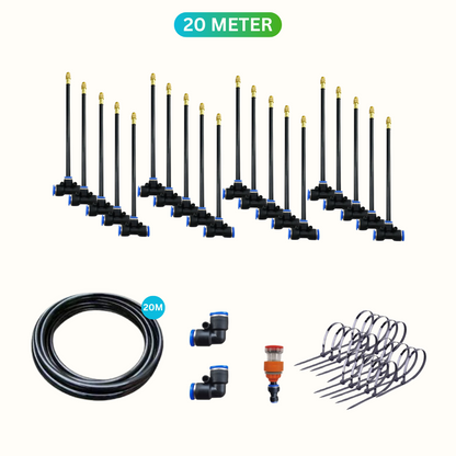 Automatic Irrigation System - AquaBloom-20 stone + 20 meter hose = 787.40 inches-Nora Luxe