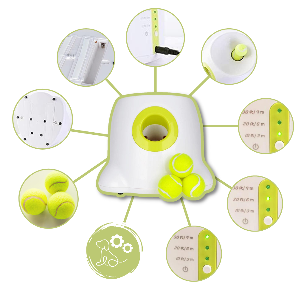 Automatic Pet Ball Launcher Toy
