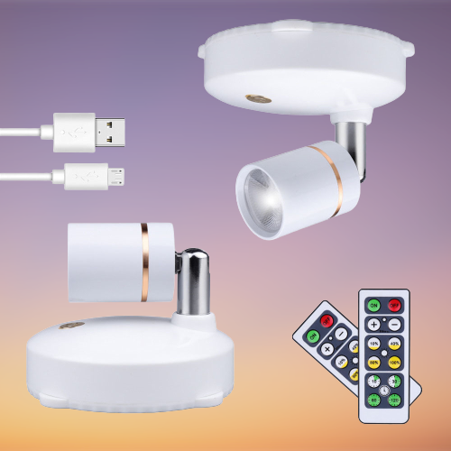 Bright Wireless Rechargeable LED Flashlight - Pexav