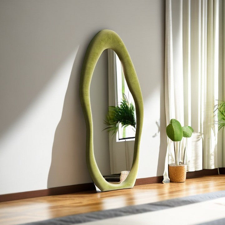 Unique Oval Oversized Wall Mirror - Pexav