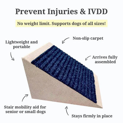 Easy Pet Stair Ramp | Portable & Durable Design