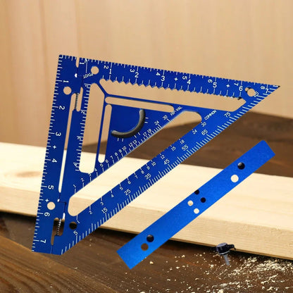 Accurate Rafter Square Tool with Level and Marking Guide